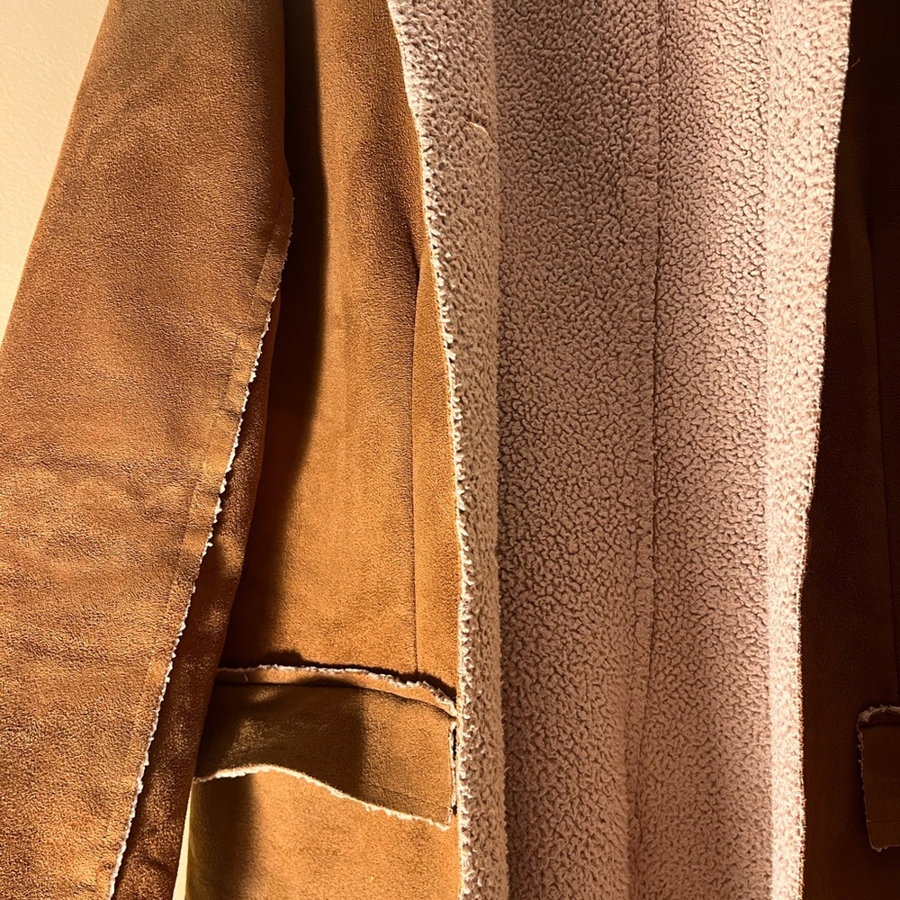 Velvet / Brown Trench Coat - Picture 5 of 6